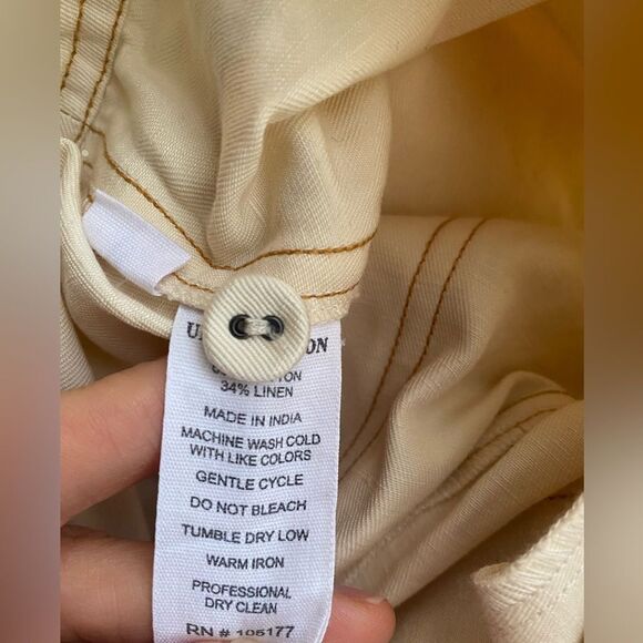 ULLA JOHNSON Levi Pant Women Ivory  Size 0 New with tag - Picture 12 of 16